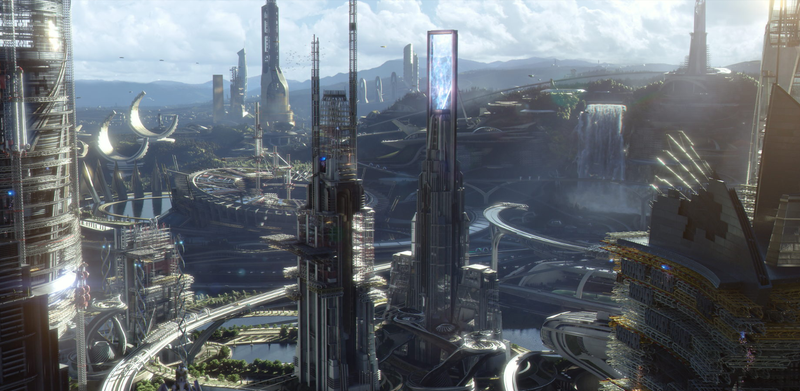 Illustration for article titled Behold The Glorious Retrofuturistic City From Tomorrowland's Concept Art